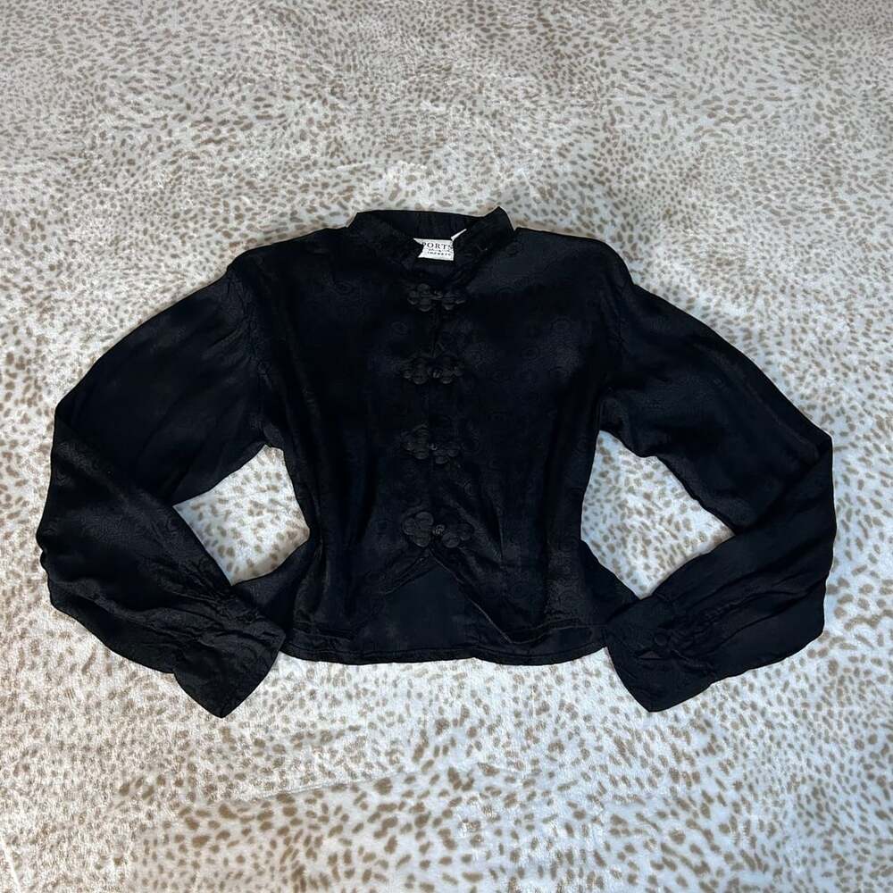 Passports of Pier 1 Imports Jacquard Blouse Size S